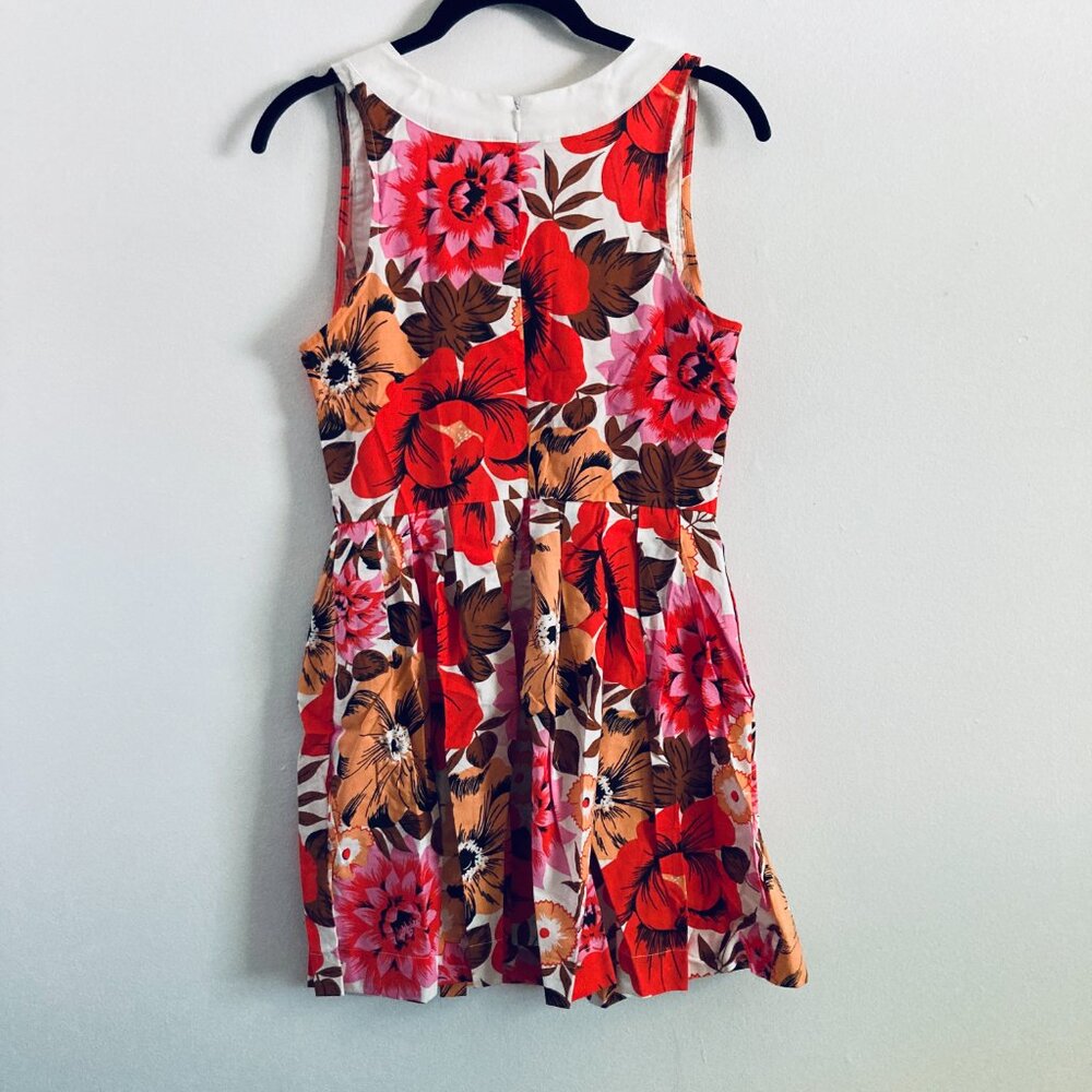 Retro Floral Print Dress - Picture 6 of 6